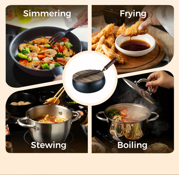 🔥 Pure Iron Wok, Timeless Craft ⚒️