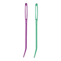 Wool Needles/Darning Needles with a Curved & Blunt Tip