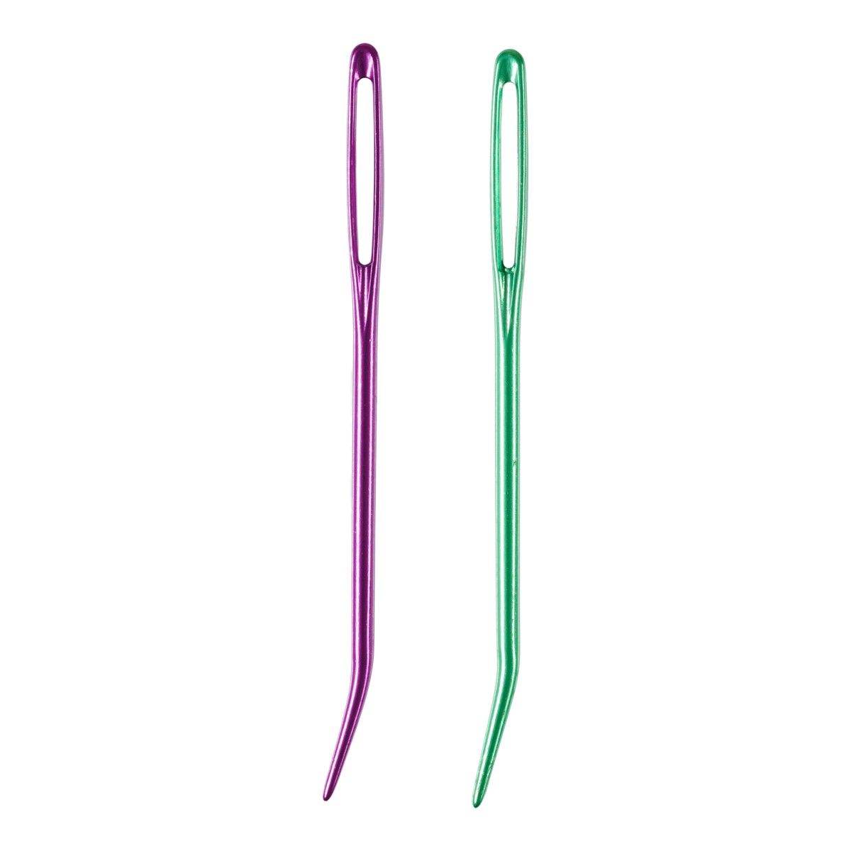 Wool Needles/Darning Needles with a Curved & Blunt Tip