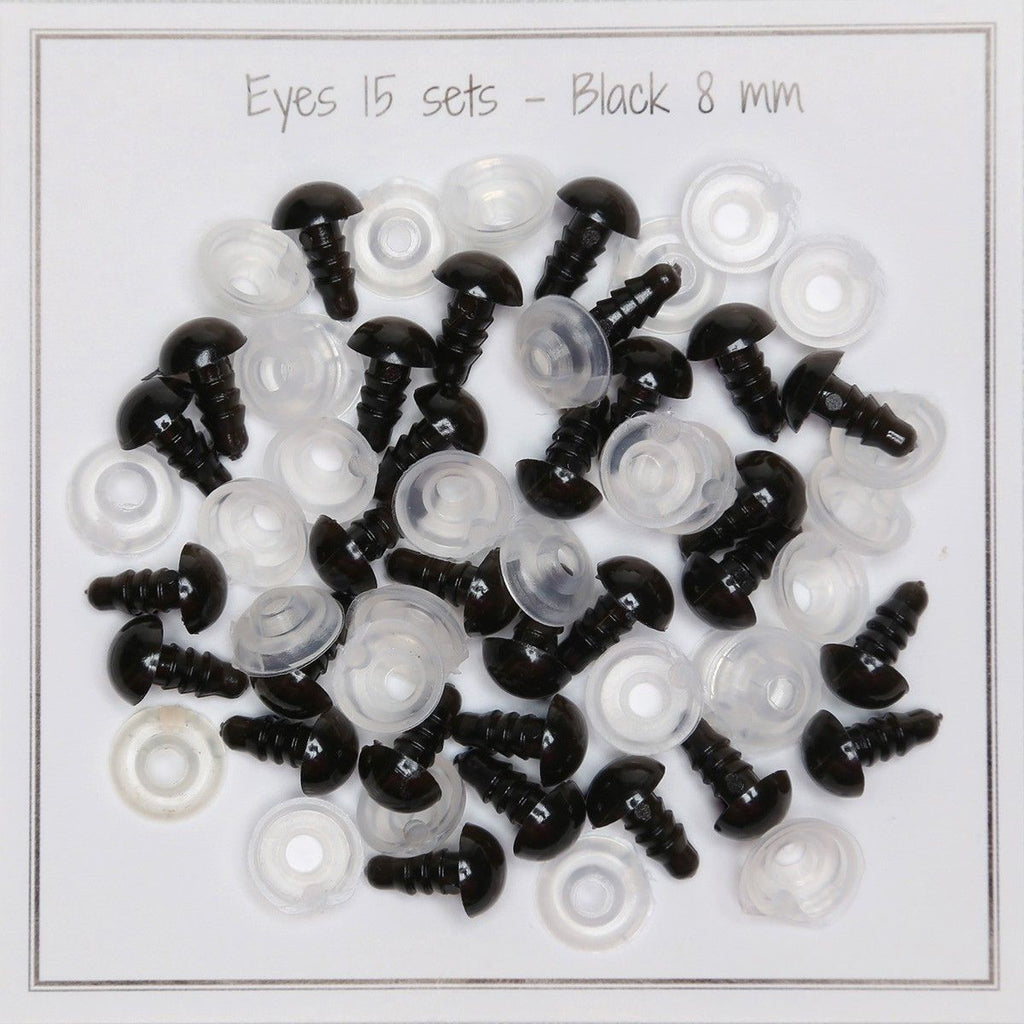Safety eyes - 8 mm (0.31 in)