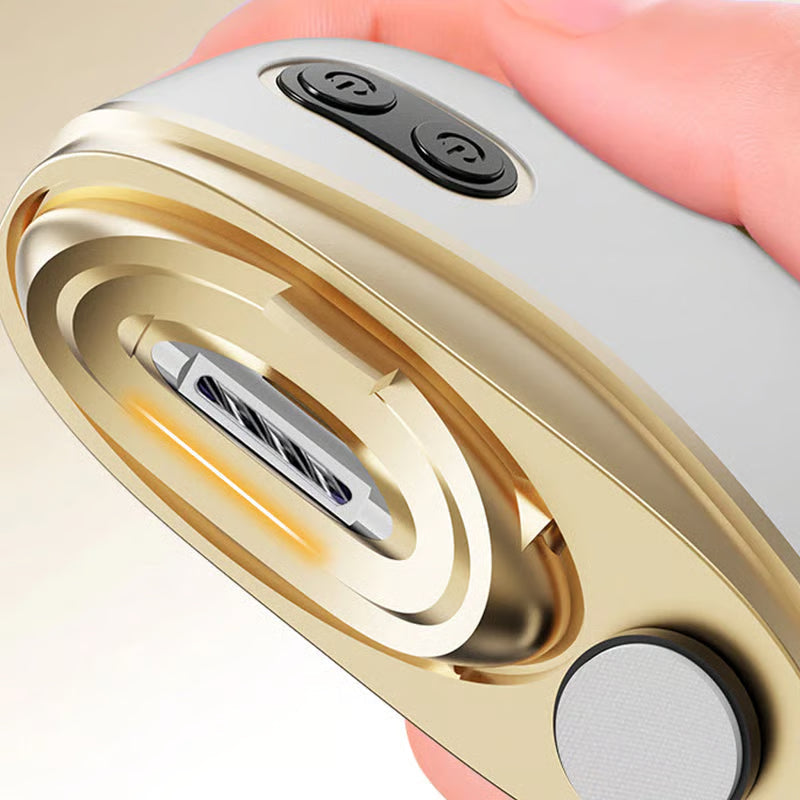 💅2-IN-1 ELECTRIC NAIL KIT - Rechargeable & Waterproof, Professional Manicure/Pedicure Set with 6 Attachments for Home Use 🏠🔧