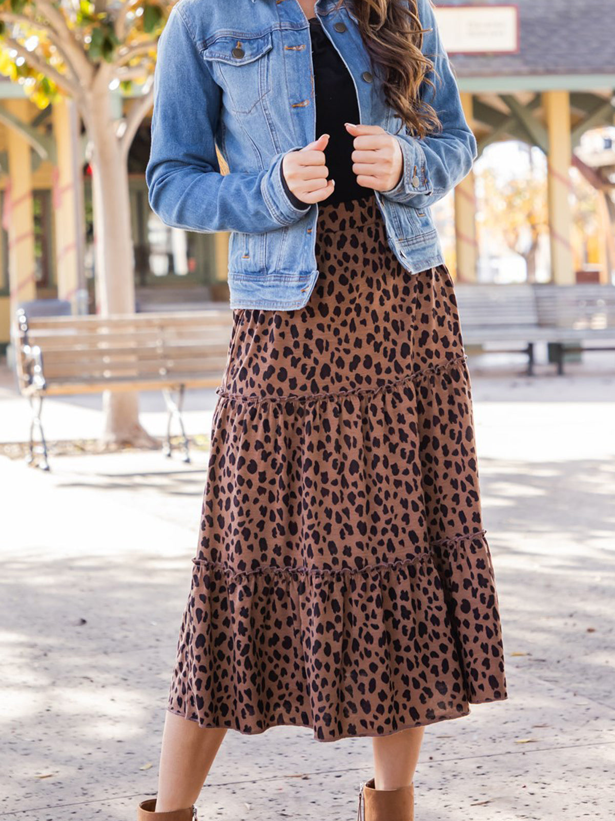 Amara Animal Print Skirt