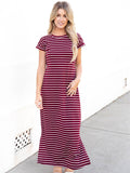 Striped Tie Waist Izzy Maxi Dress
