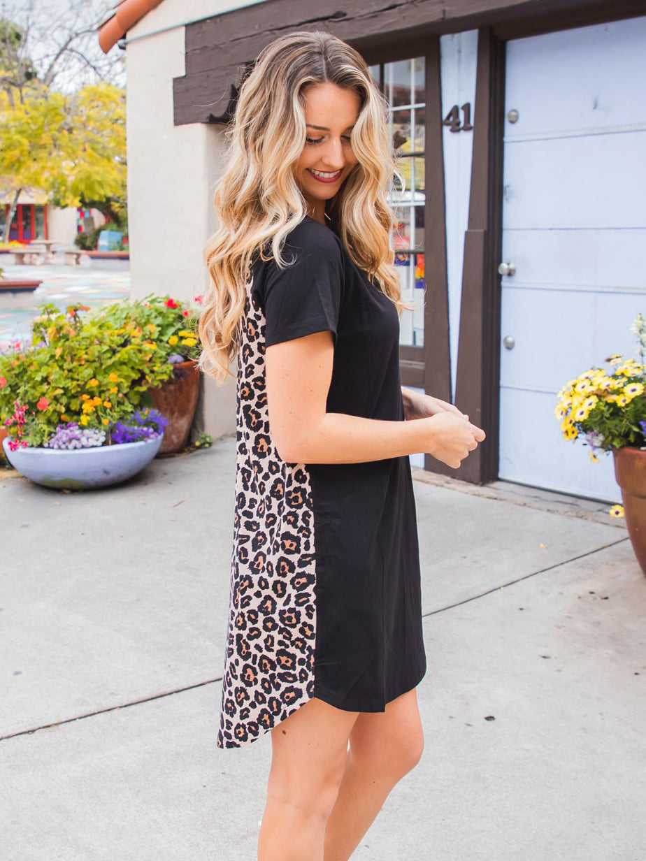 Patterned Back Makayla Dress