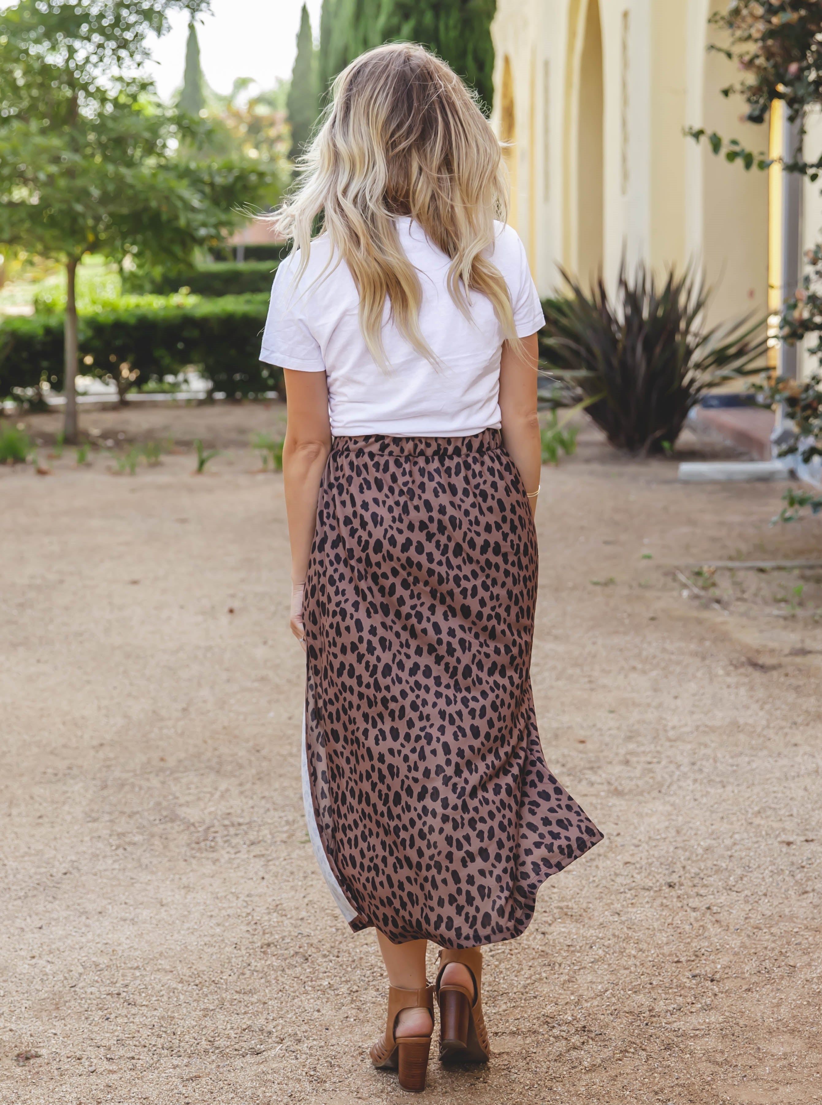 Side Slit Reign Maxi Skirt