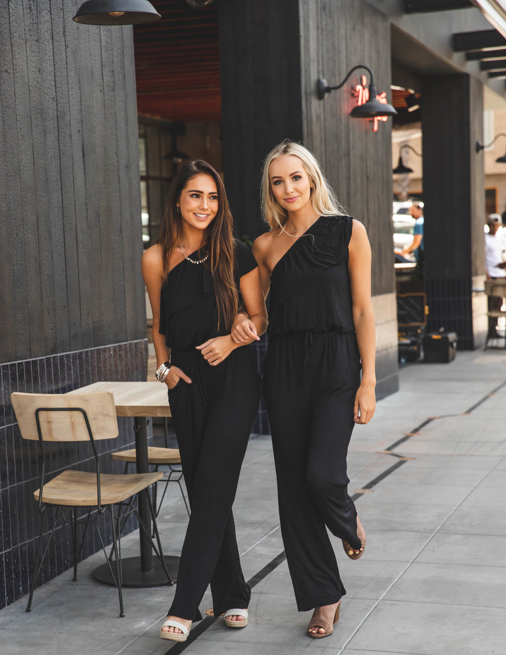 One Shoulder Jumpsuit