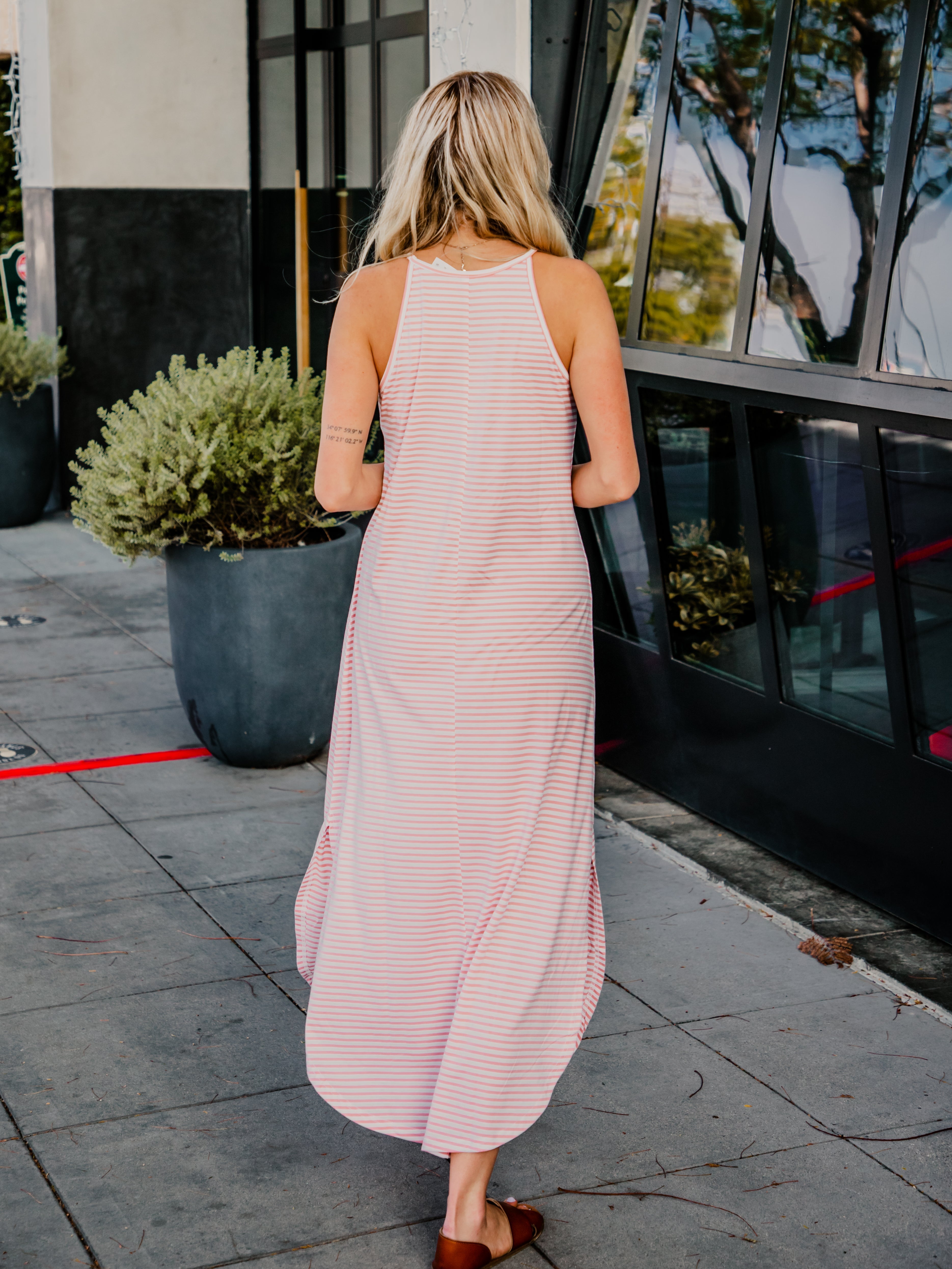 High Neck Maxi Tank Dress