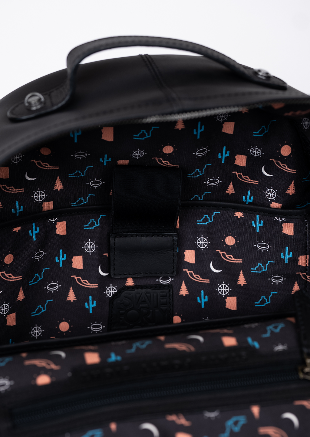 Leather Backpack | Black