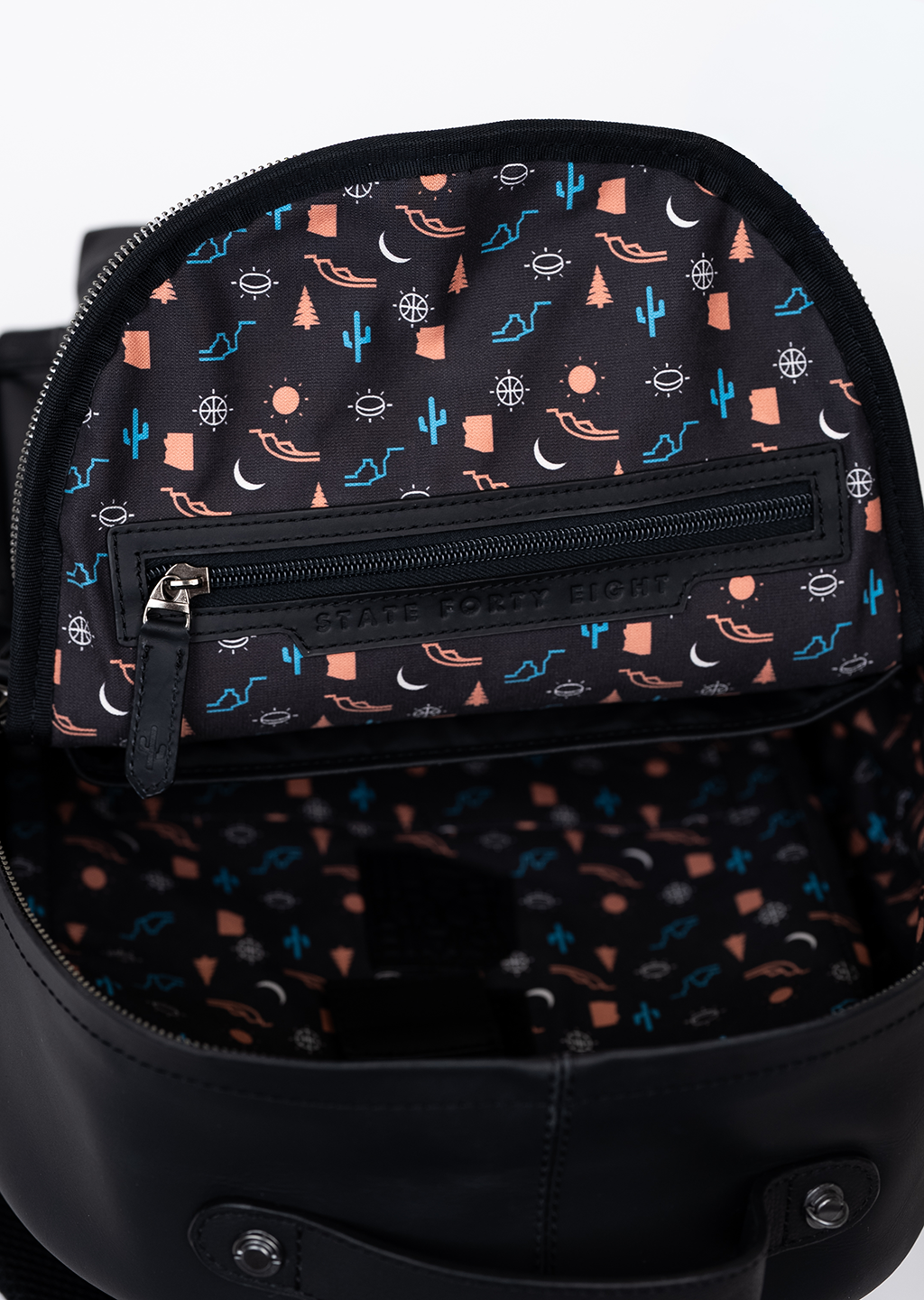 Leather Backpack | Black