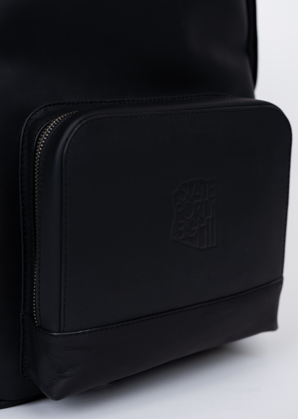 Leather Backpack | Black