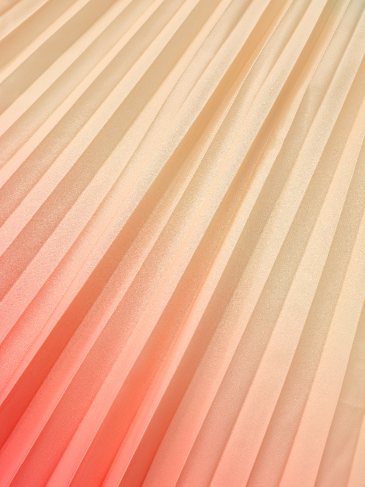 Multicolor 1930s Halter Gradient Pleated Maxi Dress