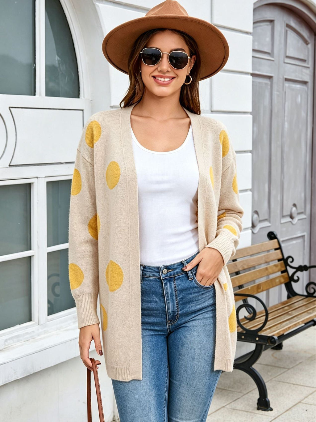 Playful Polka Dot Cardigan