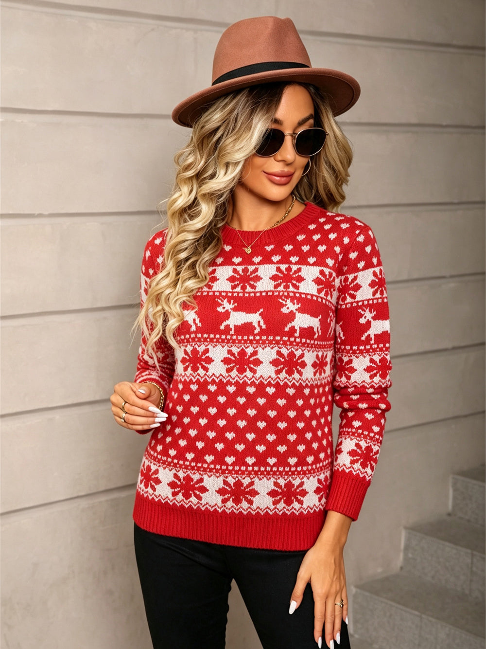 Fair Isle Reindeer Sweater