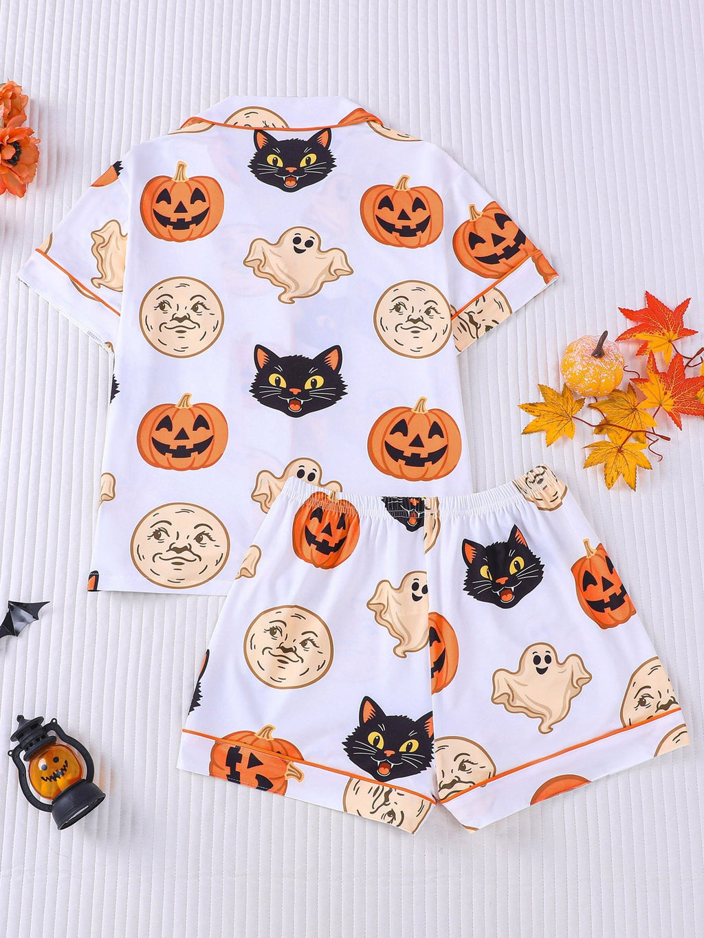 Vintage Halloween Icons Pajama Set