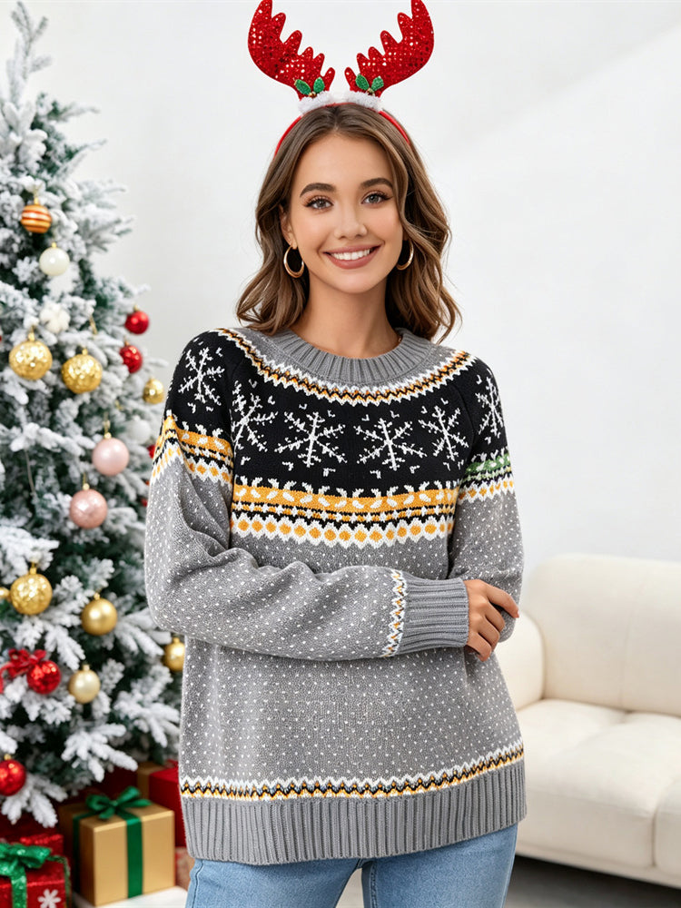 Snowflake Fair Isle Sweater