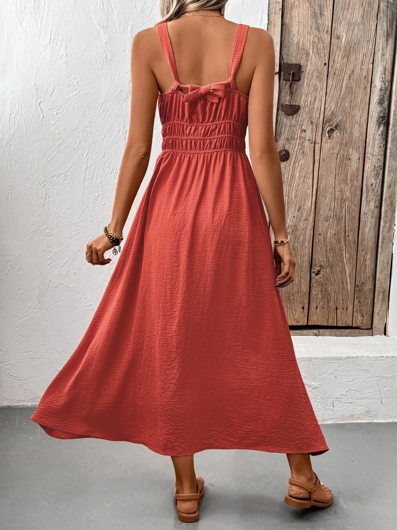 Tie Back Tank Dress