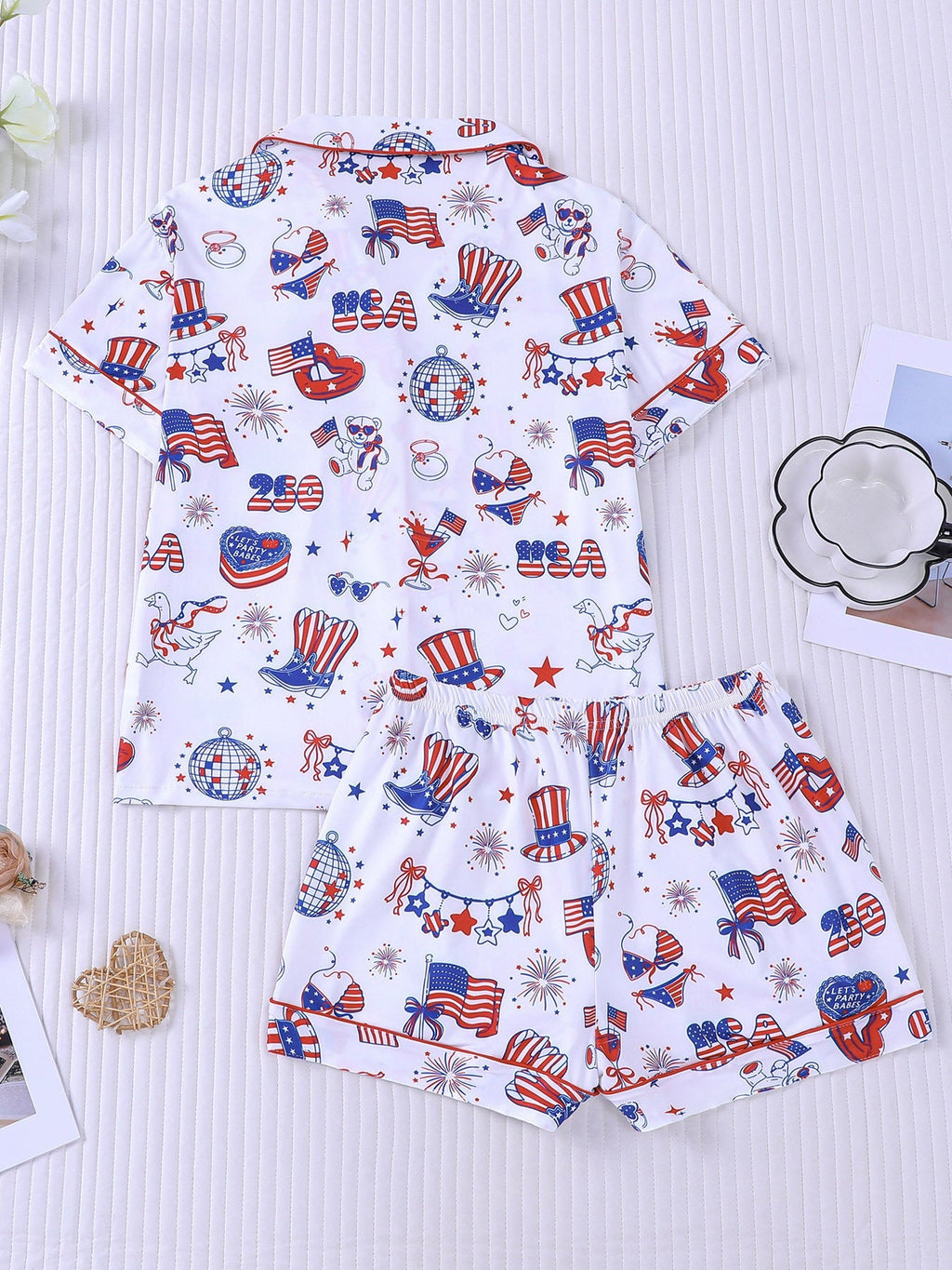 Stars & Stripes Party Pajama Set