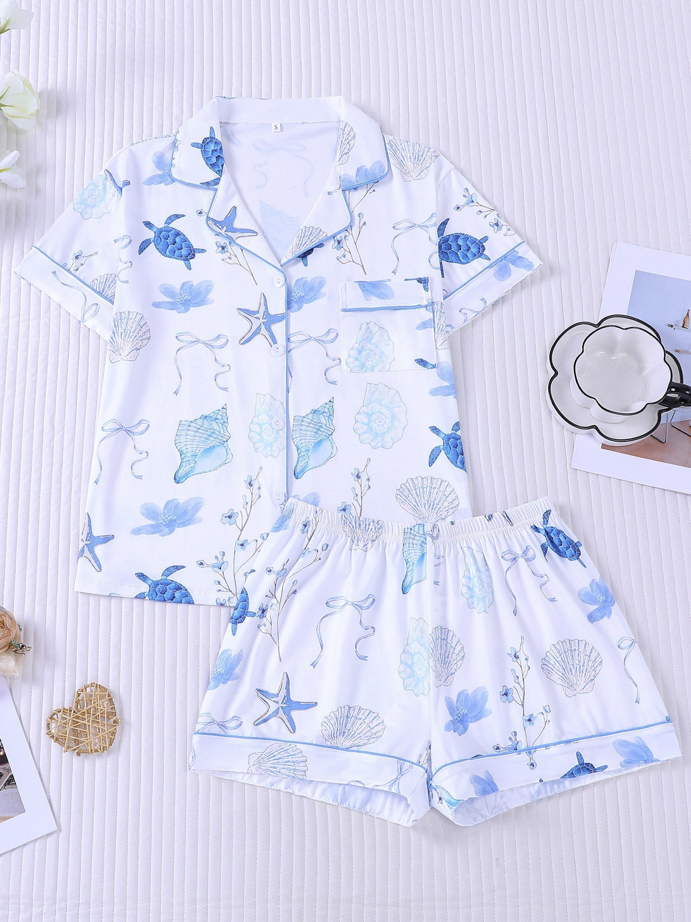 Turtles & Shells Pajama Set
