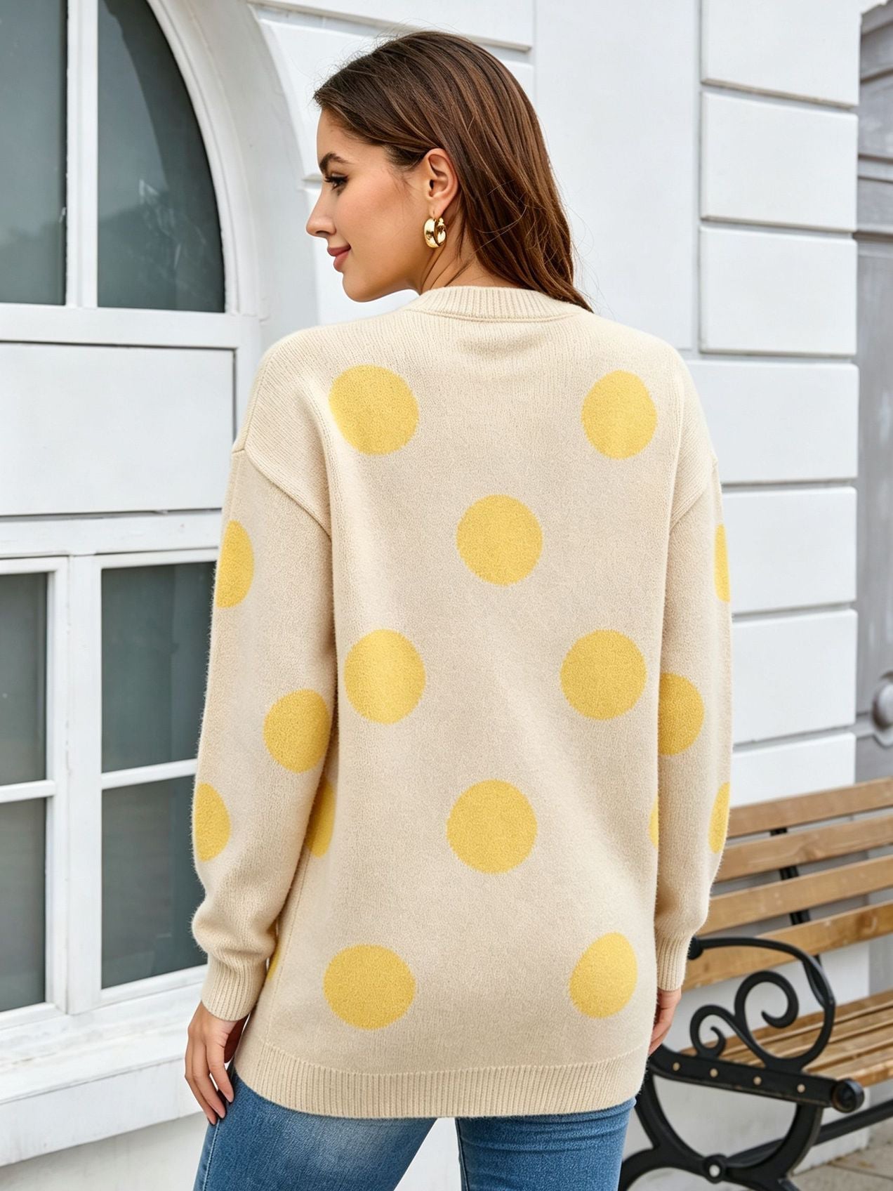 Playful Polka Dot Cardigan