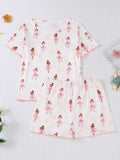 Girls Ballerina Pajama Set