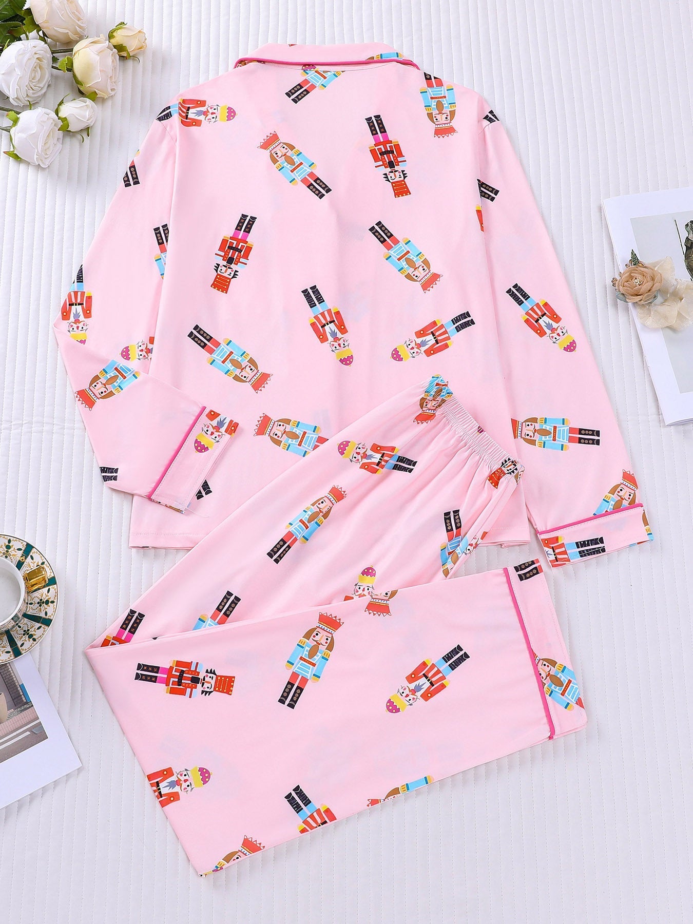 Nutcracker Long Sleeve Pajama Set
