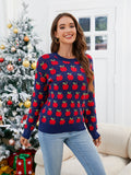 Festive Apple Knit Sweater