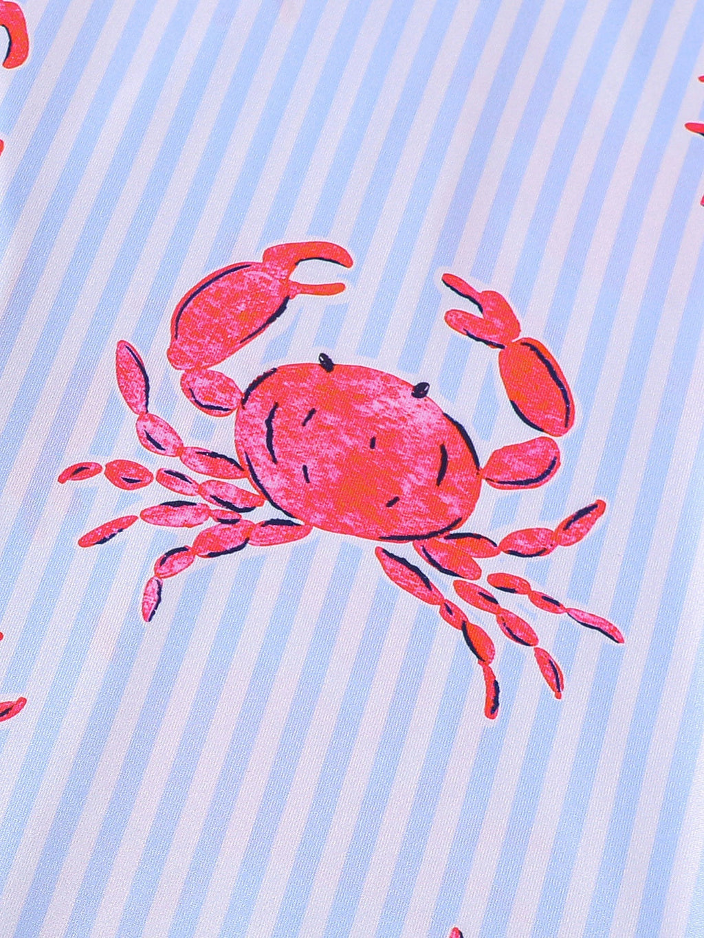 Coastal Crab Stripe Pajama Set
