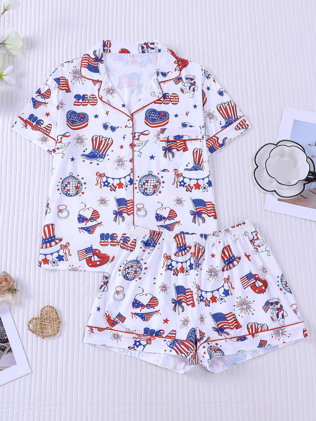 Stars & Stripes Party Pajama Set