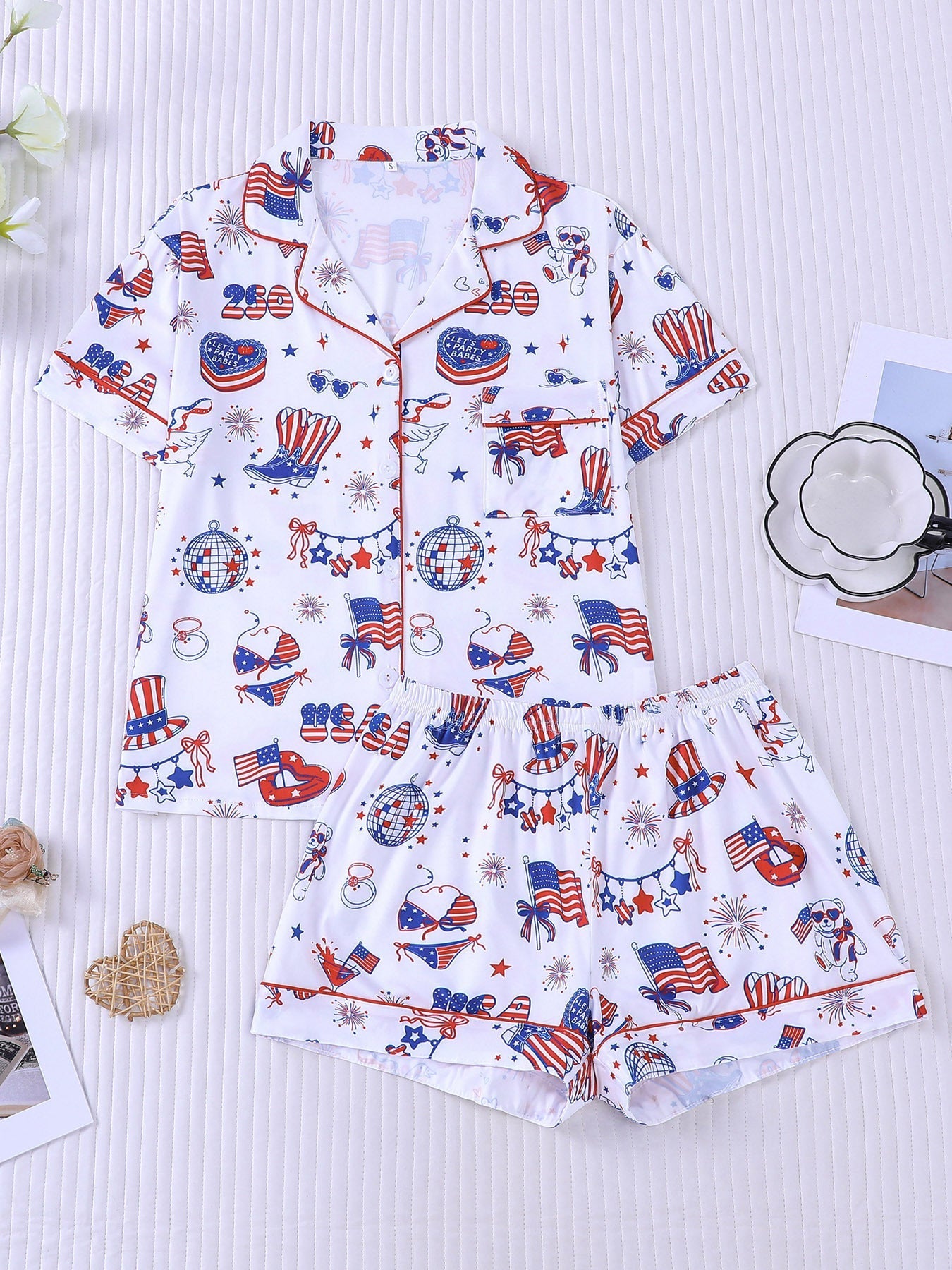 Stars & Stripes Party Pajama Set