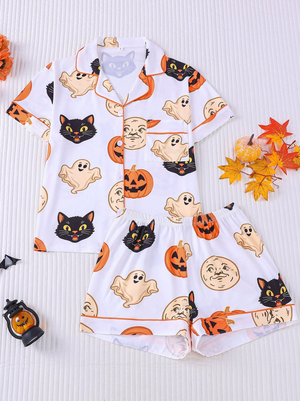 Vintage Halloween Icons Pajama Set