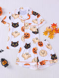 Vintage Halloween Icons Pajama Set