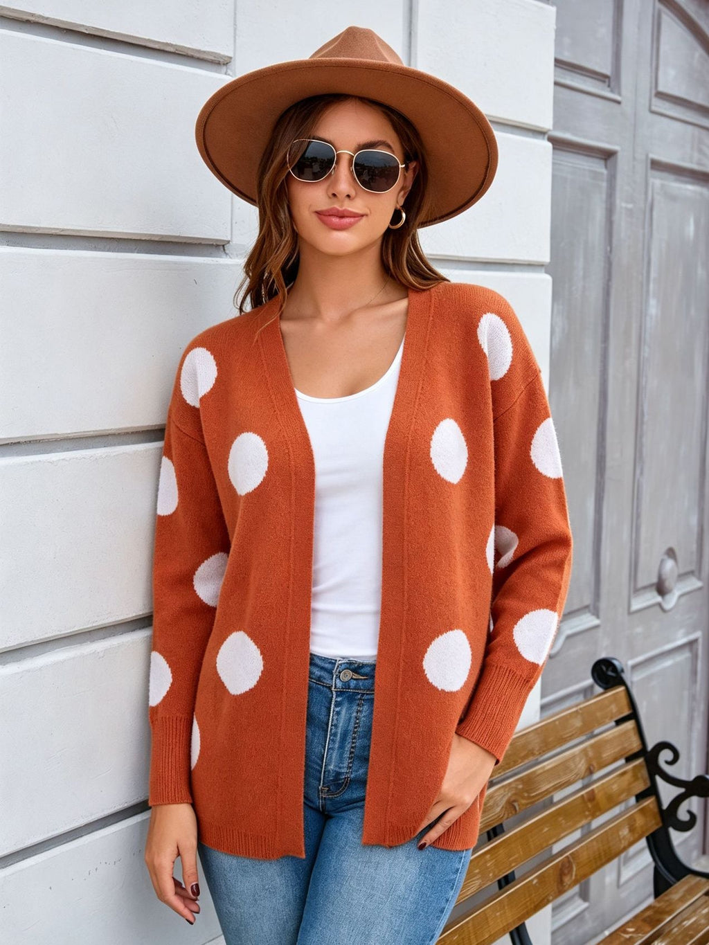 Playful Polka Dot Cardigan