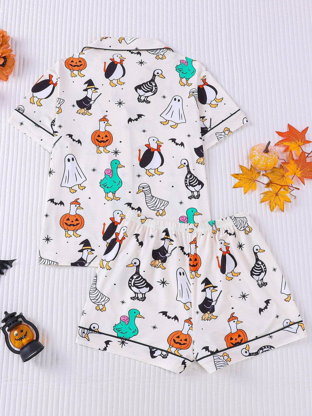 Spooky Ducks Halloween Pajama Set