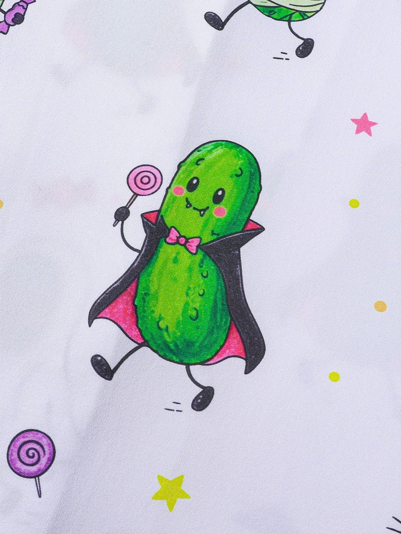 Spooky Pickles Halloween Pajama Set