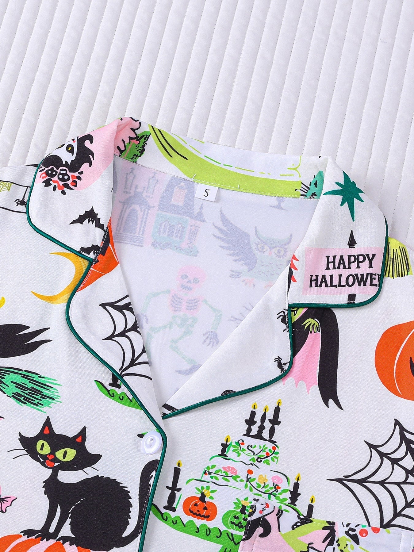 Retro Spooky Halloween Pajama Set