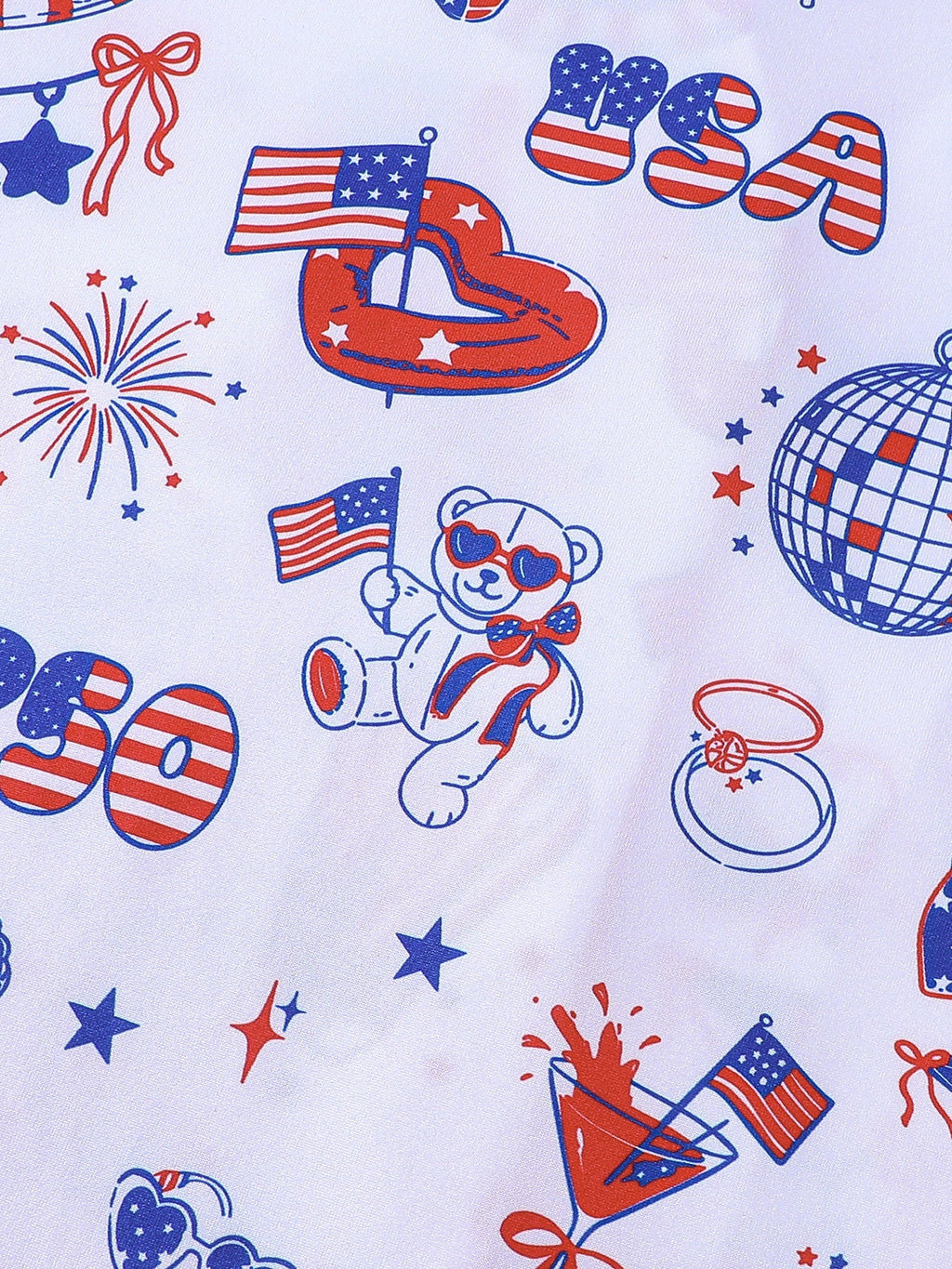 Stars & Stripes Party Pajama Set