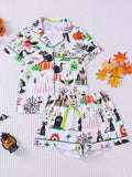 Retro Spooky Halloween Pajama Set