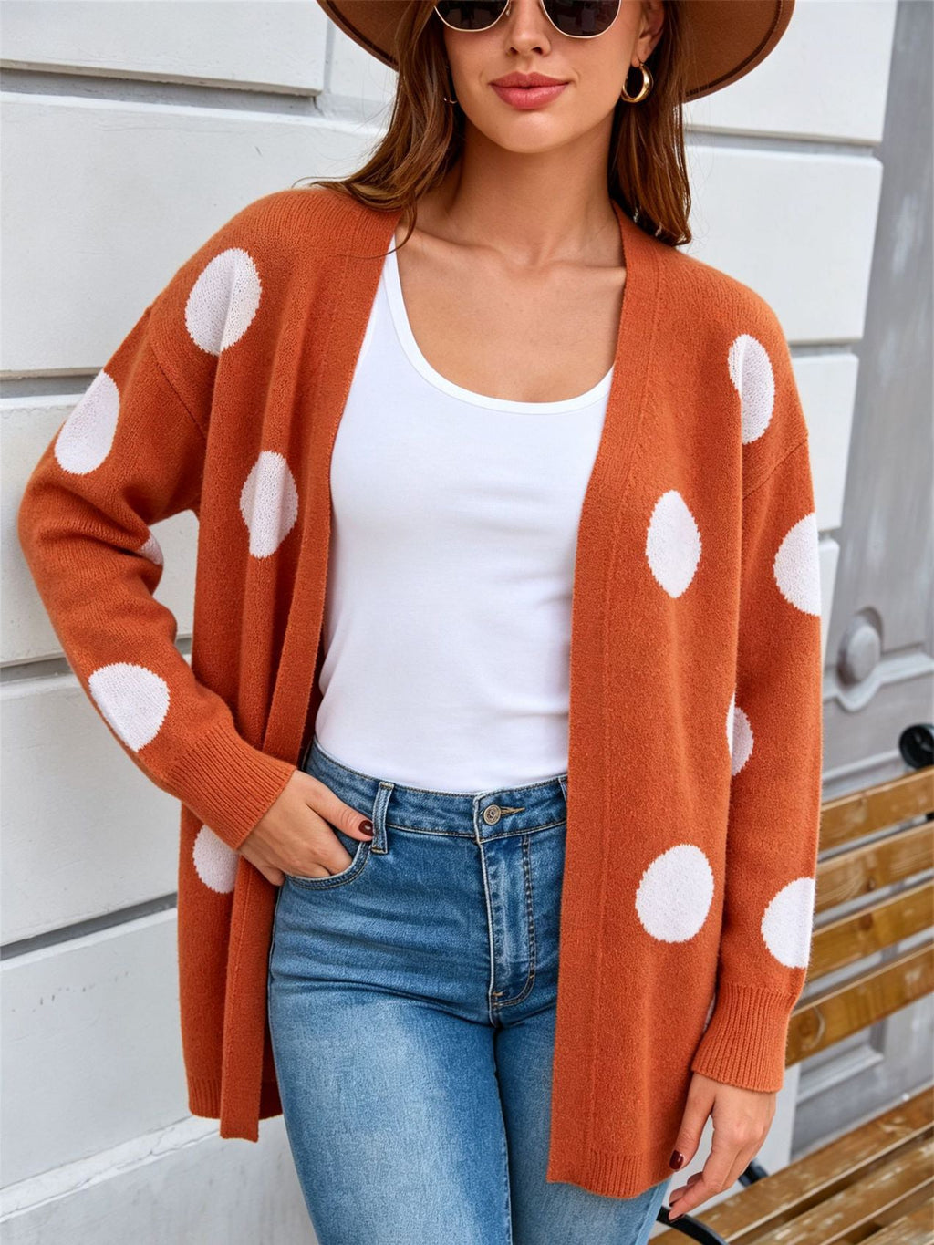 Playful Polka Dot Cardigan