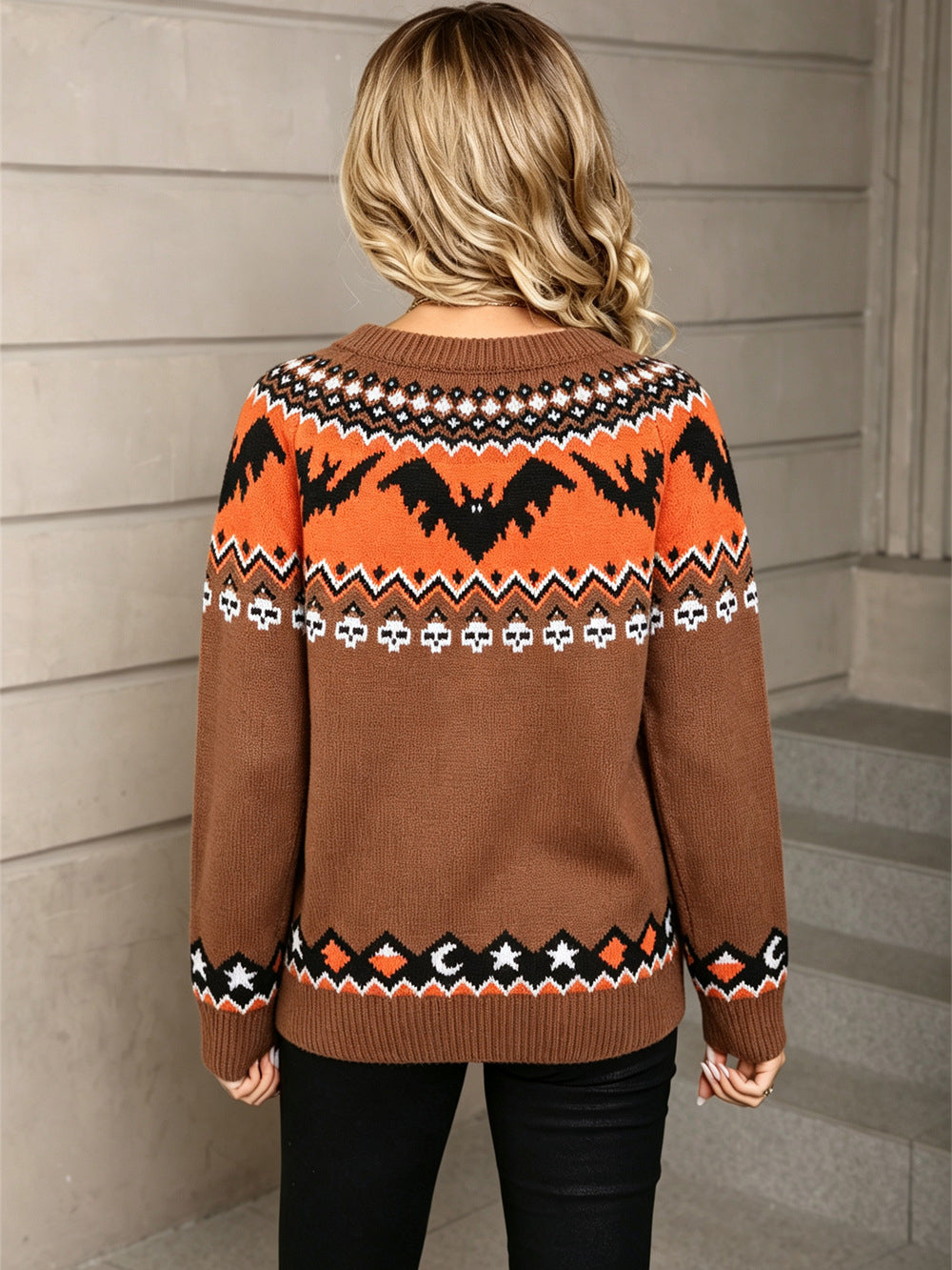 Halloween Fair Isle Sweater