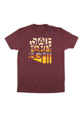 Men's Crew Neck ASU Tequila Sunrise | Maroon