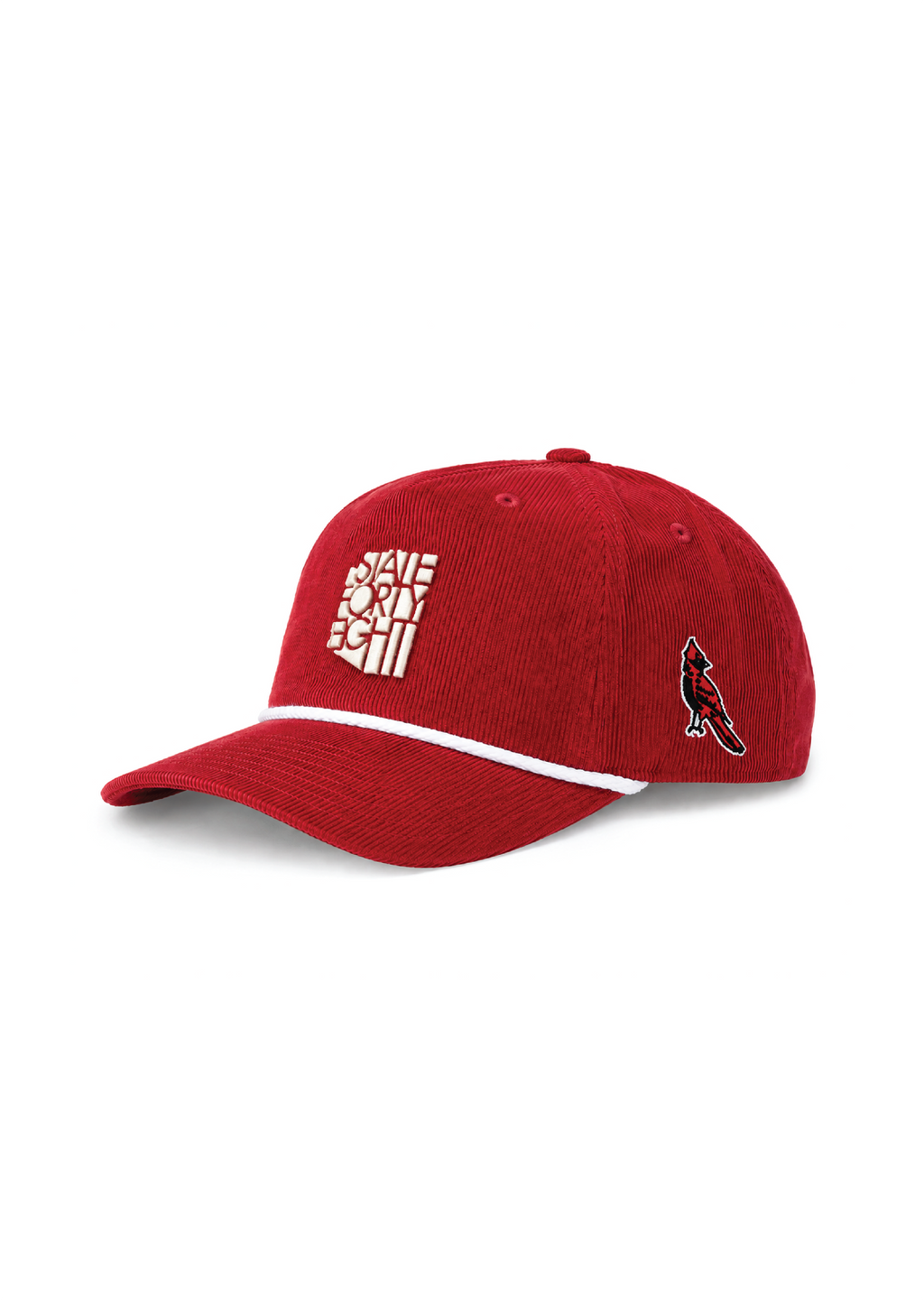 Snapback Rope Hat Cardinal | Red & White 