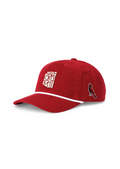 Snapback Rope Hat Cardinal | Red & White 