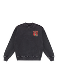 Men's Crew Neck Sweatshirt Desert Cardinal | Vintage Black