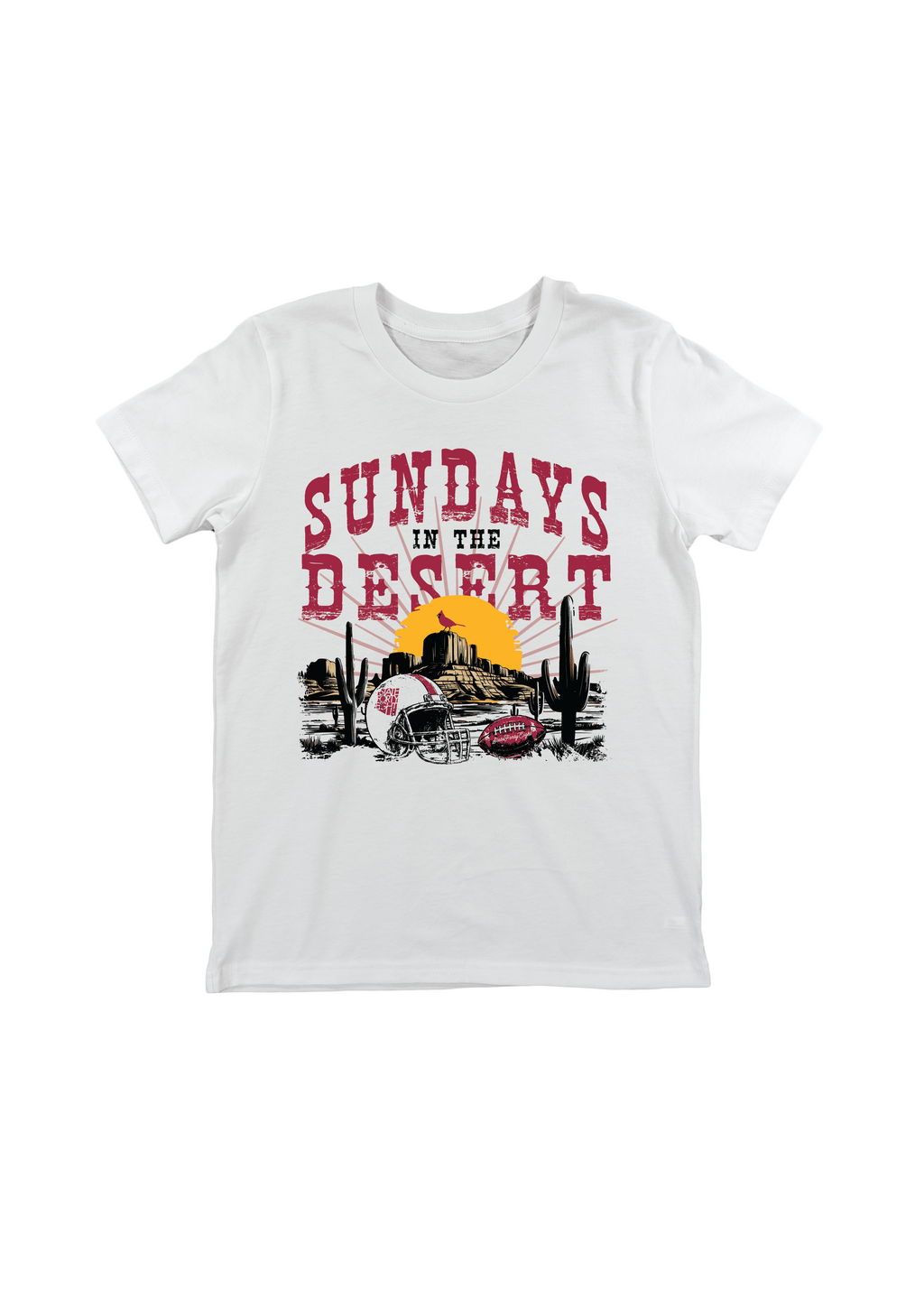 Youth Crew Neck Sundays in the Desert | White