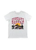 Youth Crew Neck Sundays in the Desert | White