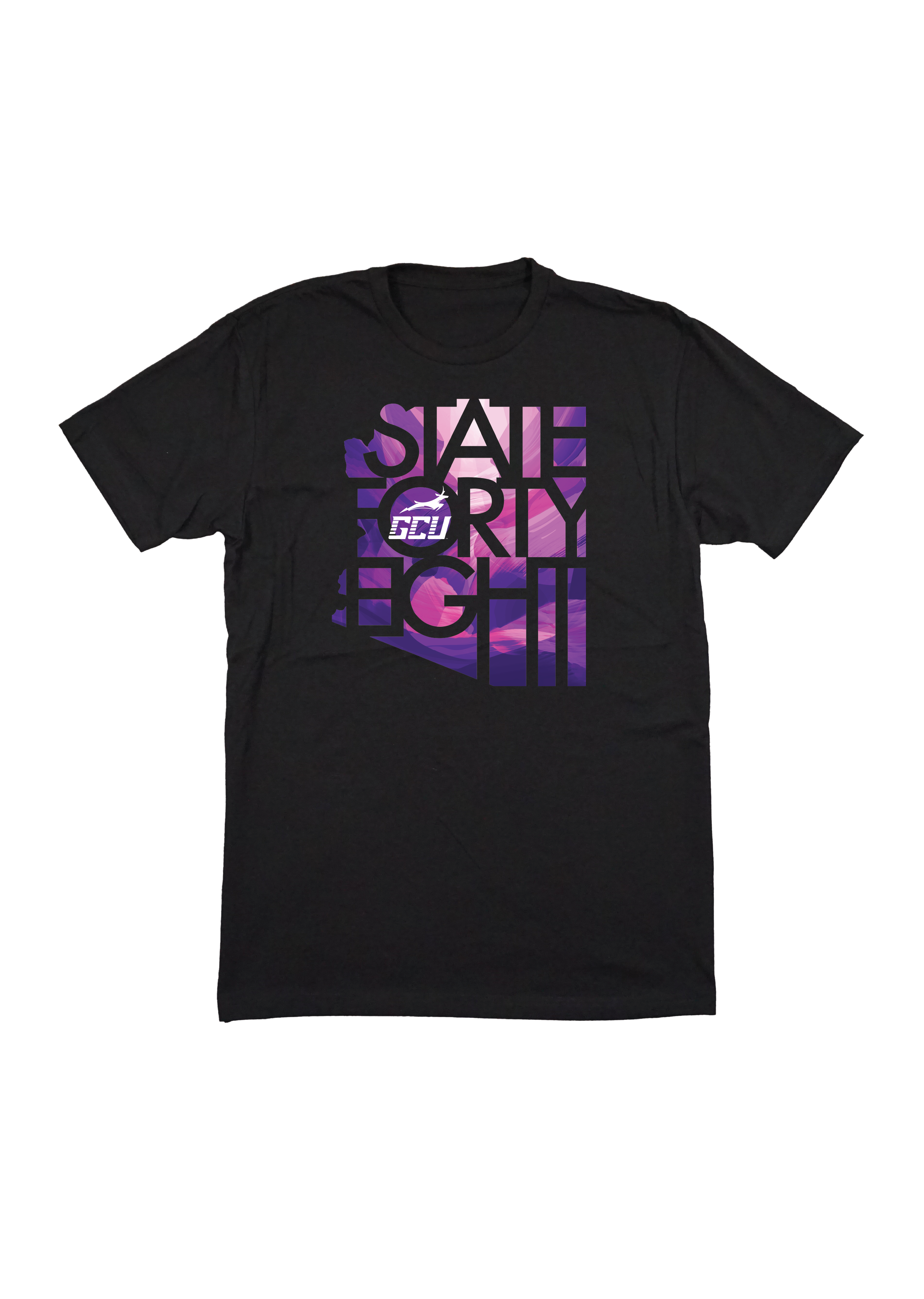 Men's Crew Neck GCU Antelope Canyon | Black