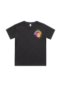Youth Heavy Crew Neck Hoopin' In The 48 | Faded Black