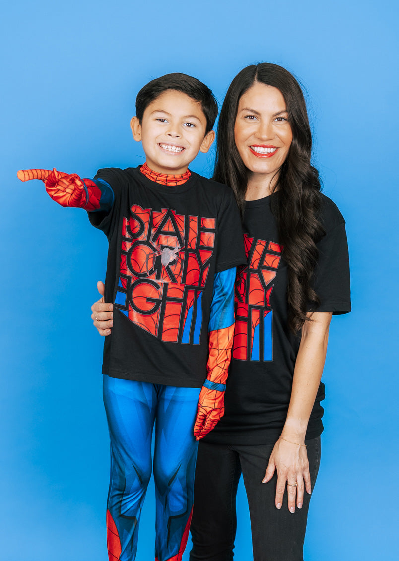 Youth Crew Neck SFE Spidey | Black 