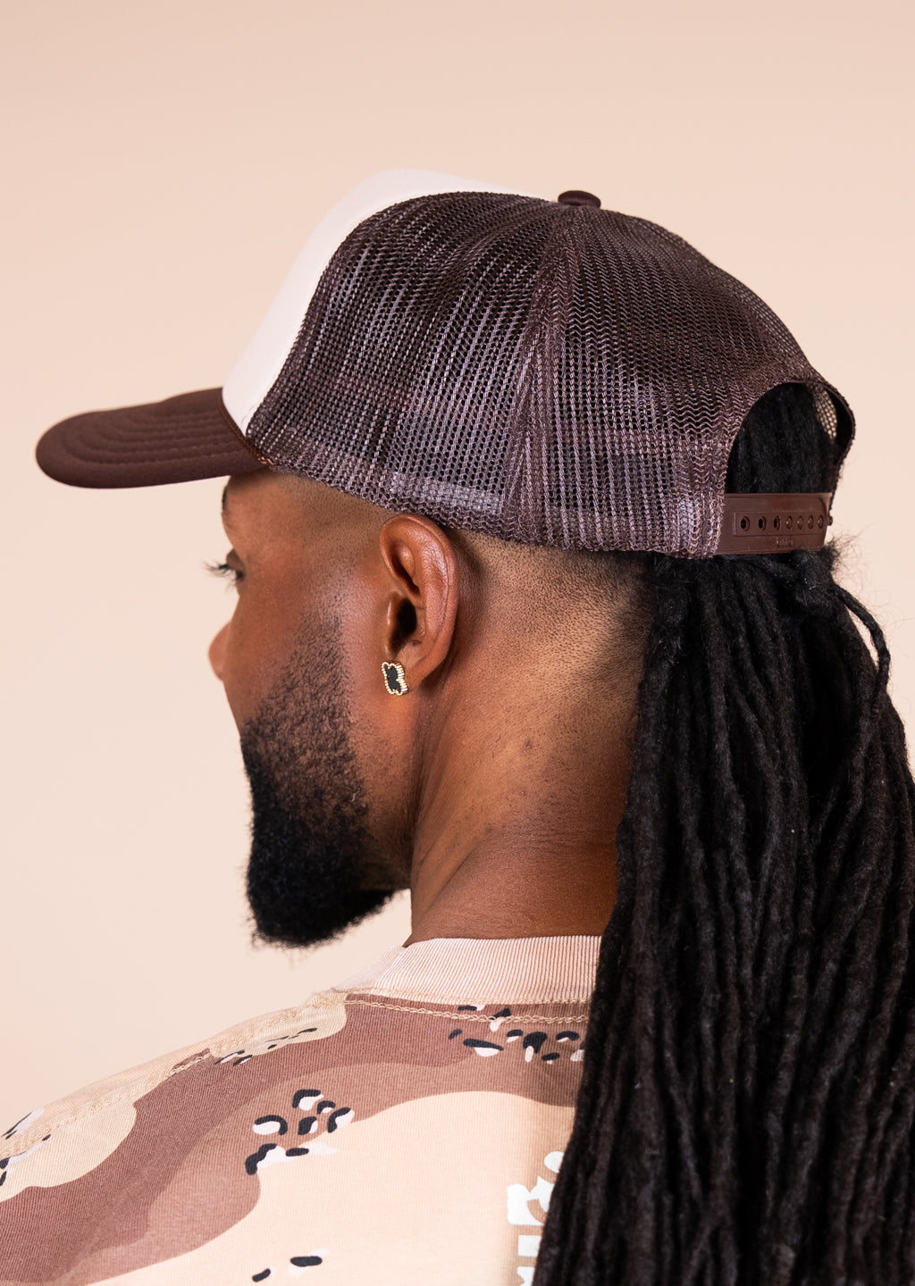 Snapback Trucker Hat AZ Seal | Brown & Cream