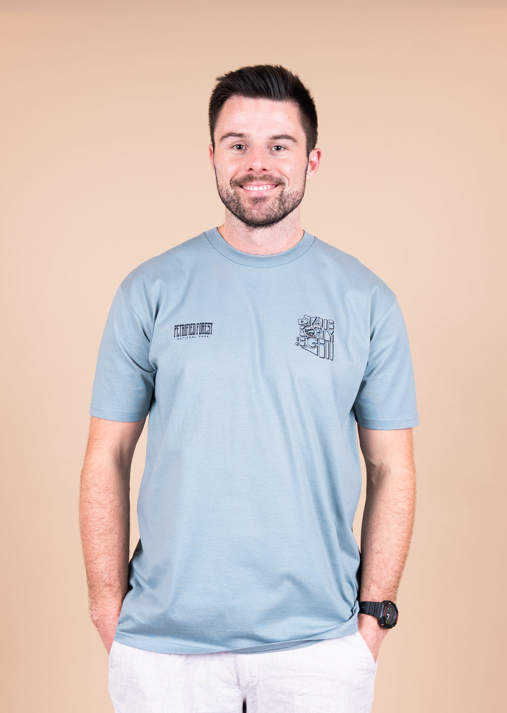 Men's Crew Neck Petrified Forest | Mineral